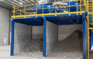 Large Waste Recycling Facility in Brisbane designed for high-efficiency processing