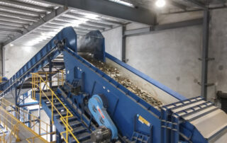 Large Waste Recycling Facility in Brisbane designed for high-efficiency processing