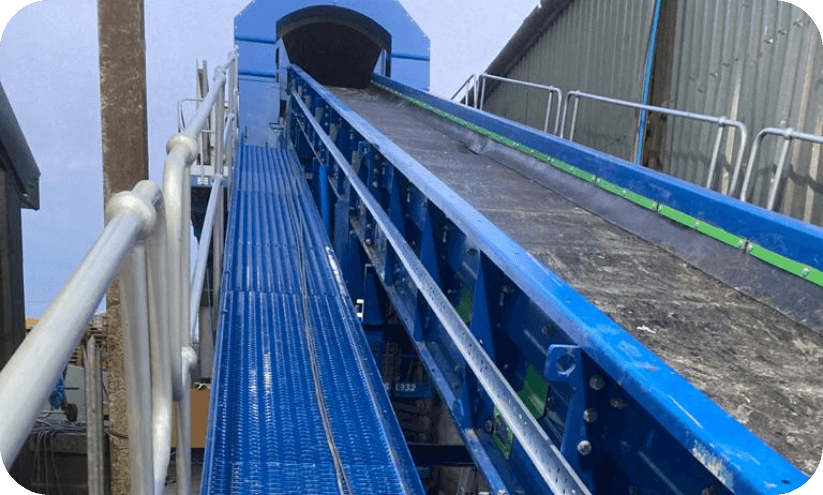 CRS NI Ltd conveyor system improving waste handling efficiency