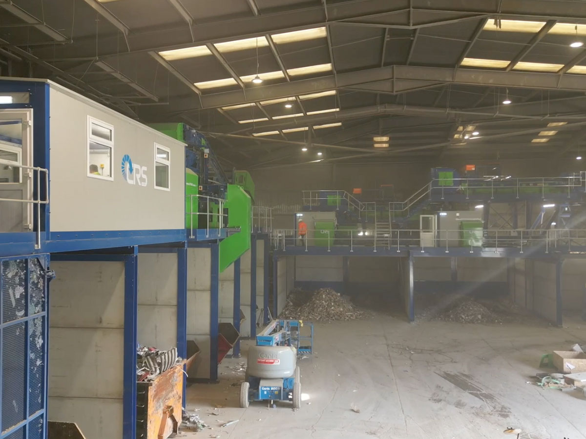 Modern waste processing plant designed for higher material recovery Modern Waste Processing Plant for Material Recovery